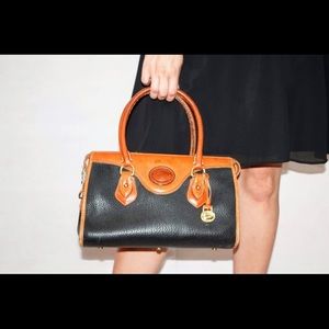 Midnight Pacific Blue Vintage Dooney Satchel